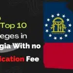 Colleges with no Application Fee in Georgia
