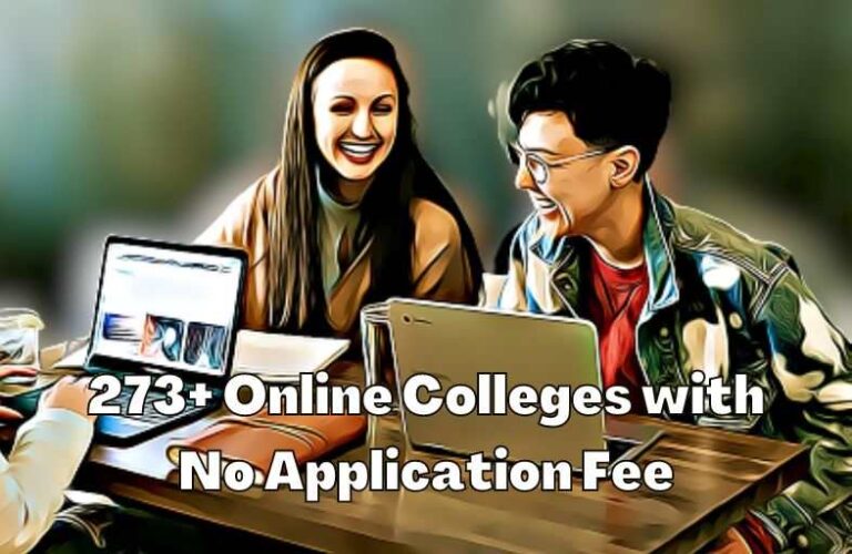 online colleges with no application fee