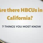Are there HBCUs In California