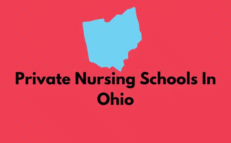 Private Nursing Schools In Ohio Private Nursing Schools In Ohio
