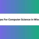 Colleges For Computer Science In Wisconsin