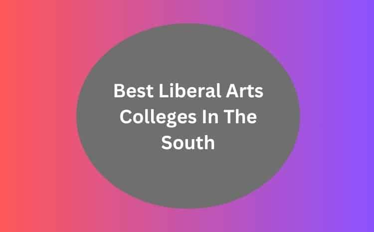 Best Liberal Arts Colleges In The South