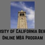 University of California Berkeley Online MBA Program